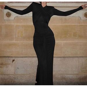 Tissu satiné élastique italien, belle robe pour femmes, robe longue de soirée en satin moulante, robes élégantes pour femmes - Product Image 6