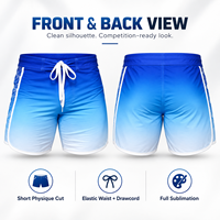 Shorts de sport personnalisés pour hommes, haute performance, durables, décontractés, respirants, séchage rapide, pour la compétition