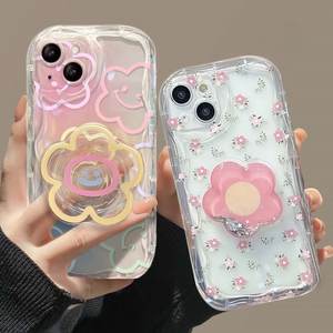 <span class=keywords><strong>Coque</strong></span> de protection ondulée à motif floral pour <span class=keywords><strong>iPhone</strong></span> 16 15 14 17 Air Pro Max 16E 13 12 11 7 8 <span class=keywords><strong>SE</strong></span> <span class=keywords><strong>2022</strong></span> - Product Image 1