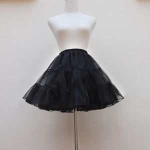 <span class=keywords><strong>Jupon</strong></span> Lolita Femme Robe Blanche Noire avec Tulle Puffy Adulte Mini <span class=keywords><strong>Tutu</strong></span> <span class=keywords><strong>Jupon</strong></span> - Product Image 4