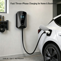 Stations de recharge pour véhicules électriques Fisher 22 kW 32 A triphasées, fabricants de stations de recharge pour véhicules électriques, type 2, murales, Wallbox