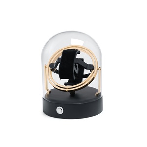 Boîte à montres mécaniques en métal pour vente en gros et au détail, agitateur de montres rotatif à 360°, cadeau créatif pour montres, rangement écologique et remontoir automatique - Product Image 1