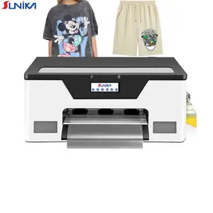 Sunika pabrik penjualan langsung Oven Bisnis 12 inci kontrol digital Pet Film DTF printer untuk t-shirt