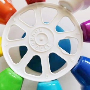 Wholesale 8 Note Rotating Color Diatonic Hand Bell <b>Wheel</b> For Kids Early Education - Product Image 3