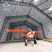 Hangar industriel préfabriqué à grande portée en structure métallique, hangar modulaire haute résistance pour avions, hangar pour avions, hangar pour aéronefs