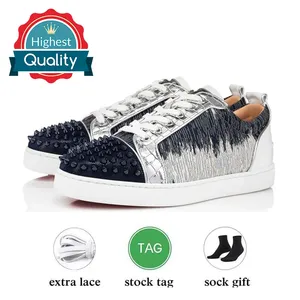 Men's Punk-Style Studded Platform Shoes Unique Personalized Casual Versatile Sporty Low-<b>Top</b> Trendy Cow Leather Upper Pu Phylon - Product Image 2