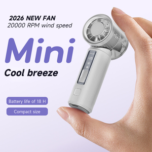 ODM Wholesale USB <b>Fan</b> Mini Ventilateur Rechargeable LED Display Screen Charging Foldable <b>Ice</b> Cooling Portable Handheld Turbo <b>Fan</b> - Product Image 6