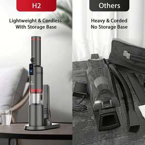 H2 Aspirateur à main sans fil pour la maison et la voiture le plus vendu Source d'alimentation électrique et fonction de séchage par batterie pour la maison et la voiture - Product Image 6