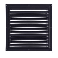 Rejilla de Ventilación Cuadrada Moderna de Aleación de Aluminio, Duradera, Fácil de Instalar, Rejilla de Ventilación de Pared para HVAC, Rejilla de Ventilación para Pared Exterior