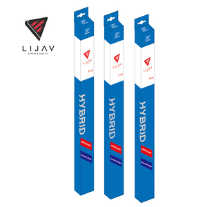 Limpiaparabrisas Delanteros Universales de Fábrica OEM, Estilo Híbrido Sin Marco, de Goma Natural, LIJAY 14"-28" - Product Image 6