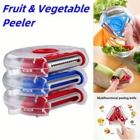 3-in-1 multifunctionele schil-, snij- en juliennesnijder, 1 stuk, keukenhulpje voor fruit & groenten, keukenhulpjes accessoire set