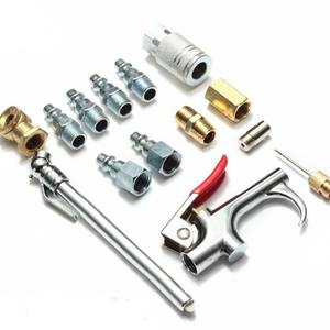 Ensemble d'outils pneumatiques Ningbo Dingyi de 14 pièces, connecteur pneumatique à raccord rapide américain, pistolet à poussière avec accessoires et pièces - Product Image 5