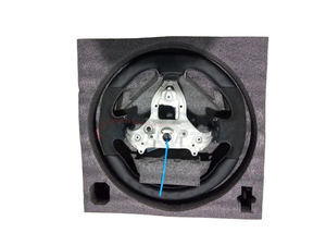 Support de commande en fibre de carbone et <span class=keywords><strong>volant</strong></span> en cuir pour Nissan GTR R34 R35 R36 - Product Image 6