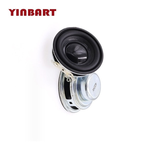 Yinbart 2 Inch 50mm 4/8 Ohm 5W Full Range Speaker Driver Rubber Edge Mini Loudspeaker Unit for Bluetooth Speaker OEM Audio