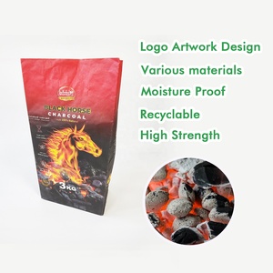 Sac d'emballage <span class=keywords><strong>de</strong></span> charbon <span class=keywords><strong>de</strong></span> bois <span class=keywords><strong>de</strong></span> papier Kraft thermoscellé - Product Image 5