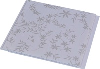 Panneau de plafond PVC à rainures et languettes haute brillance, largeur 25 cm