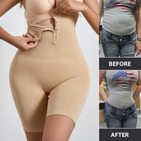 Culotte Gainante Taille Haute Effet Ventre Plat Sans Couture Extensible Grande Taille pour Entraînement et Contrôle du Ventre