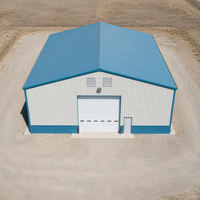 Bâtiment commercial en structure métallique légère à faible coût ZTSS pour entrepôts commerciaux et ateliers en acier