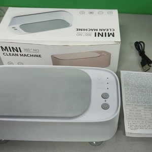 3 Modes <b>Mini</b> Portable Motor <b>Vibration</b> Glasses Dentures Cleaner 300ml High Frequency Glasses Cleaning Machine - Product Image 6