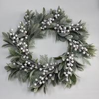 Guirlande de Noël en aiguilles de pin artificielles vertes, qualité supérieure, sur mesure, style mural, pour maison, centre commercial, intérieur