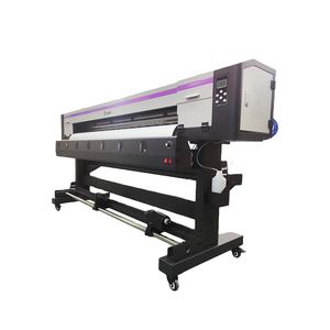 Printer vinil digital 1.8m xp600/I1600/I3200 format besar mesin spanduk fleksibel kanvas pencetak sublimasi nonair ramah lingkungan - Product Image 1