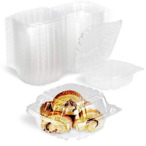 Caja Redonda de Plástico para Pastel con Tapa de Domo, Muestra Gratis - Product Image 6