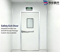 Pintu Baja Modern Dushi Medical untuk Rumah Sakit, Hotel, Aula, Interior Bengkel, Apartemen, Sekolah, Ruang Bersih, Tahan Air, Antibakteri, Tahan Api