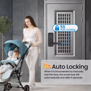 TTlock <strong>App</strong> Smart Life Door <strong>Lock</strong> with Fingerprint Password Keypad Keyless Identification <strong>App</strong> Unlocking - Product Image 5