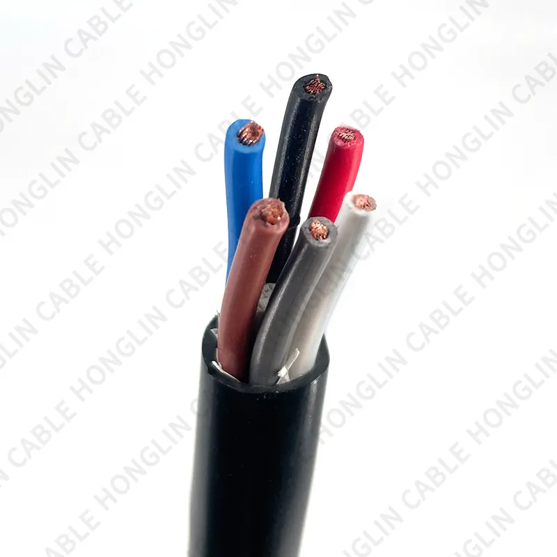 Multicore copper Conductor Flexible control cables fittings KVVR 0.75 1 1.5 2.5 4 6 MM Electrical Cable Wire Power Cable