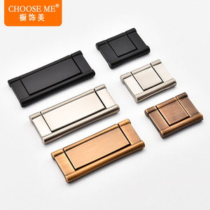 Choose Me Zinc Alloy <b>Drawer</b> Handle Rectangle Minimalist Design Surface Mount - Product Image 3