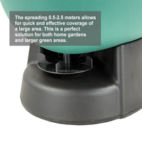 Épandeur d'engrais électrique portatif à batterie 3L, semoir de jardin avec largeur de distribution réglable