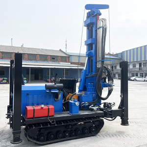 Foreuse mobile robuste sur chenilles pour puits d'eau, machine de forage rotative pliable avec composants de boîte de vitesses essentiels - Product Image 5