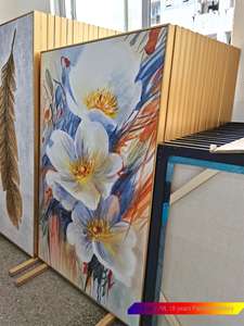 Arte Mural Pintado a Mano con <span class=keywords><strong>Flores</strong></span> y Lámina Dorada, Pintura <span class=keywords><strong>al</strong></span> Óleo de <span class=keywords><strong>Flores</strong></span> Clásicas, Artículos <span class=keywords><strong>para</strong></span> el Hogar, Decoración <span class=keywords><strong>para</strong></span> el Hogar, Oficina y Restaurante - Product Image 5