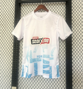 Ropa de fútbol de verano Nueva temporada 2025/26 Olympiacos Home Jersey Uniforme de manga corta Competiciones de clubes europeos con - Product Image 3