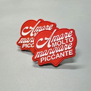 Custom 3D Soft Rubber PVC Silicone Embossed Patch Tag logo for Clothing Transparent AES PVC Patch Pvc Patch <b>Sew</b> on - Product Image 3