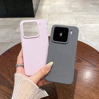 Coque de protection antichoc en silicone liquide tendance pour Xiaomi Series Pro avec protection d'appareil photo