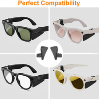 Protection latérale anti-reflets pour lunettes intelligentes Meta Ray-Ban, protection en silicone contre le vent et le sable, accessoires pour lunettes intelligentes AI