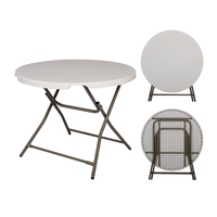 Tragbarer Moderner Leichtgewichtiger Outdoor-Balkon Einfach Faltbarer Küchen-Esstisch Catering-Bankett-Picknick-Klapptisch aus Kunststoff