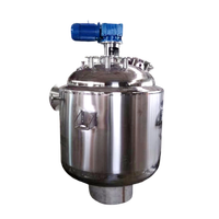 Cuve de mélange liquide en acier inoxydable avec chemise chauffante et agitateur pour l'industrie chimique et alimentaire
