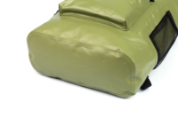 Bolsa seca reciclada a prueba de agua de grado IPX6 500D lona PVC al aire libre negro Camping bolsa impermeable mochila