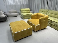 Muebles de Villa Personalizados y Diseñados a Medida, Sofá Seccional Modular de Tela
