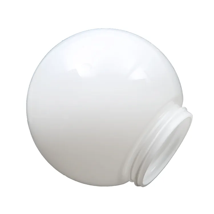 6 Zoll Milch weiß glas Garten lampe Globe Shade mit 3,3 Zoll Schraube offen