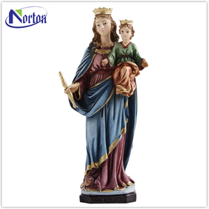 Norton Factory Made Atacado Preço mais barato Resina Religiosa Igreja Ornamento Jesus e Virgem Maria Fibra De Vidro Estátuas Escultura - Product Image 6