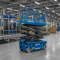 JINMEITE Élévateur d'échafaudage hydraulique à montage rapide avec hauteur de levage de 2 m pour le nettoyage des murs
