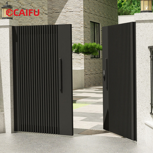 Puerta Doble Automática Inteligente <span class=keywords><strong>de</strong></span> Aleación <span class=keywords><strong>de</strong></span> Aluminio para Exteriores, Fabricada en Fábrica, para Comunidades Residenciales, Villas y Patios - Product Image 2