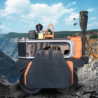 Compacteur de sol manuel à double tambour de haute qualité avec moteur diesel