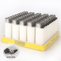 Briquets à gaz en plastique avec roues à poncer, autres briquets pour sol, encendedores