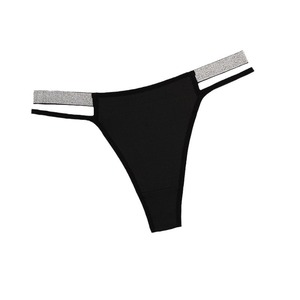 थोक ठोस महिला थोंग पॉलीमाइड निर्बाध अंडरपैंट महिलाओं सेक्सी कम-वृद्धि लुभावनी पैंटी ने चमकदार जी-स्ट्रिंग - Product Image 6