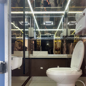 Toilette portable de luxe avec sauna à vapeur sèche et douche pour une utilisation en extérieur dans les stations balnéaires haut de gamme - Product Image 6