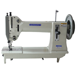 Thick <b>Thread</b> Flat Bed Single Needle Super Lockstitch Industrial Sewing Machine - Product Image 1
